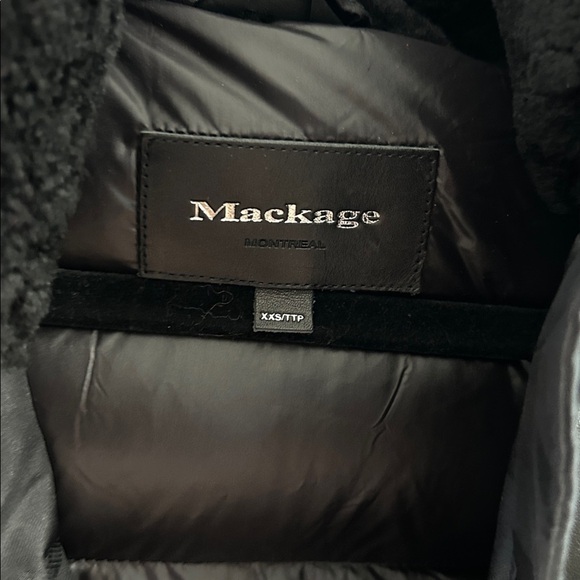 MACKAGE Kandee Down Coat In Monochrome Camo Print - Picture 4 of 15